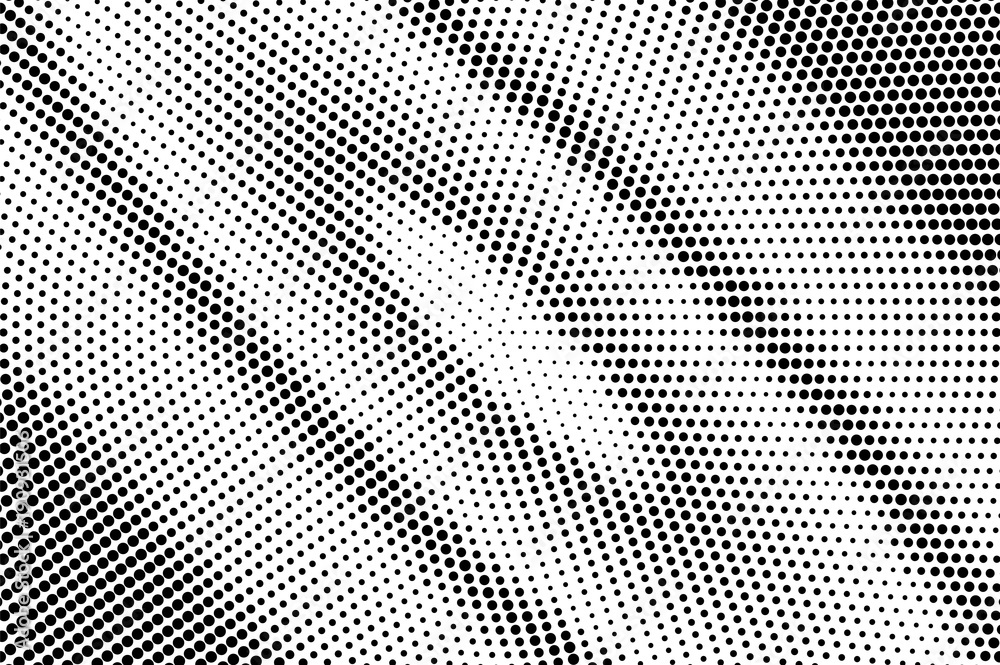 Black white dotted halftone. Half tone vector background. Diagonal stretched oval dotted gradient. Black white dotted halftone. Half tone vector background. Diagonal stretched oval dotted gradient.