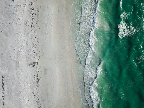Beach view from aerial