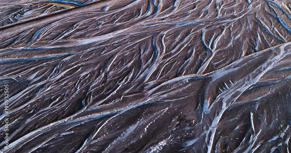 paysage d'une riviere en islande