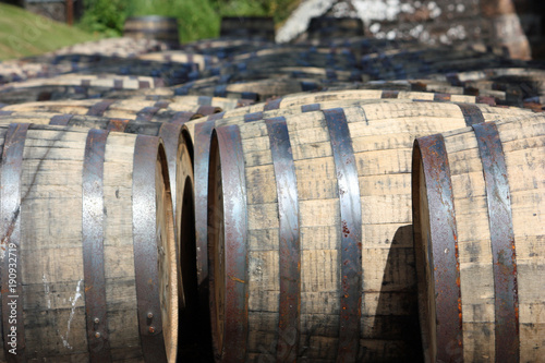 Whisky barrels