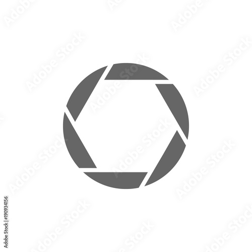 Photo Camera Shutter Icon. Simple element illustration. Symbol design from Photo Camera collection. Can be used in web and mobile.
