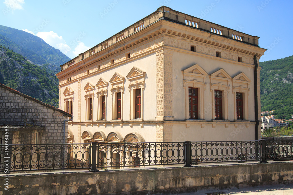 The historical palace, Kotor, Montenegro.