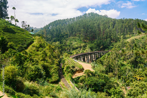 View over Nine Arches bridge