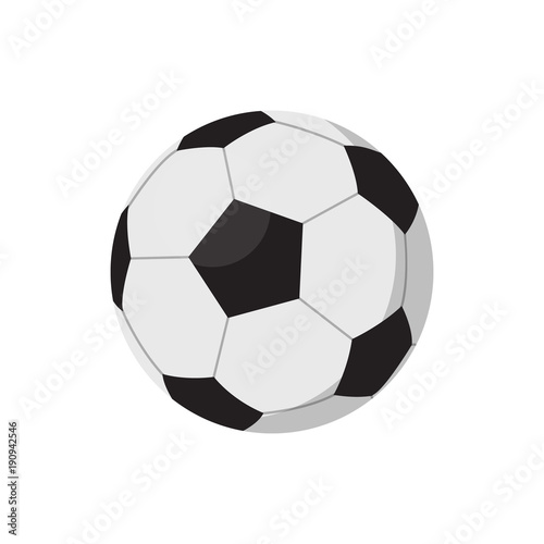 Soccer ball. Vector.