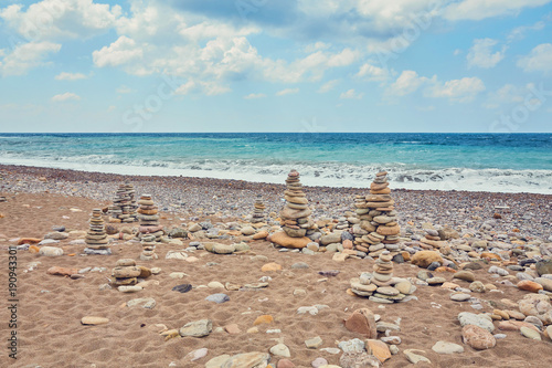 A view of a Lara beach near Paphos photo