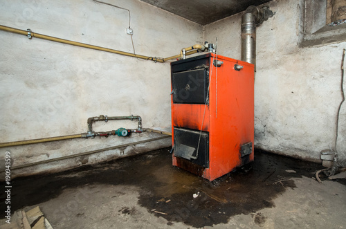 Fotografia, Obraz Photo of old furnace