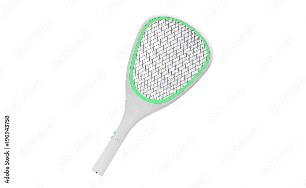 Mosquito Racket isolated on white Mosquito Racket isolated on white