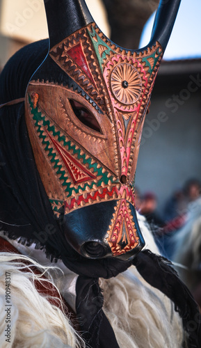 Traditional sardinian mask photo