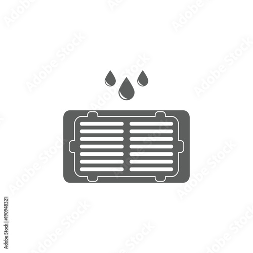 road gutter icon. Elements of plumber icon. Premium quality graphic design icon. Signs, symbols collection icon for websites, web design, mobile app