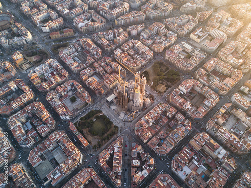 Sagrada Familia from the air