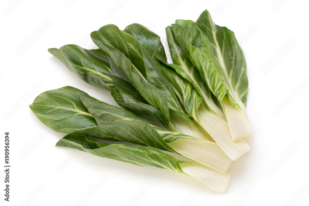 Spinach leaves close up isolated on white. Spinach leaves close up isolated on white.