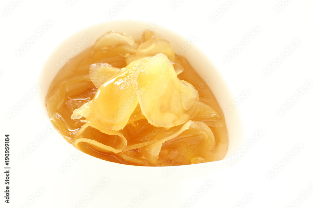 生姜 蜂蜜 生姜 蜂蜜