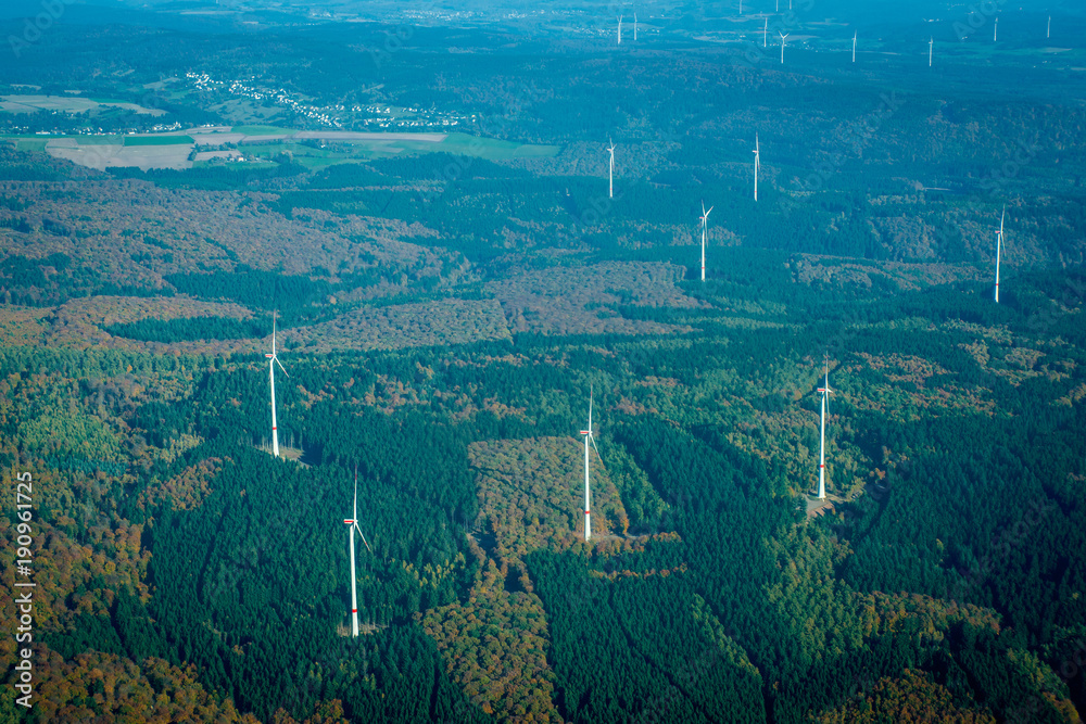 Aerial View - WInd Power