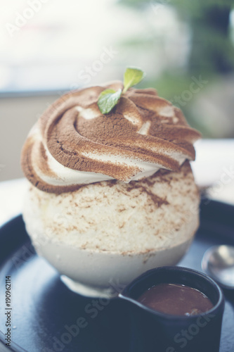 chocolate ice-cream cake