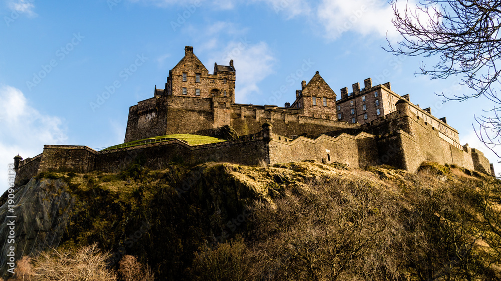 Edinburgh Castle in the morning