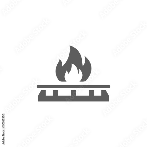 gas stove icon. Element of oil and gas icon. Premium quality graphic design icon. Signs and symbols collection icon for websites, web design, mobile app