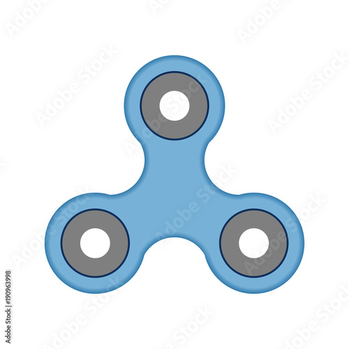 Spinner Fidget Icon Isolated on White background. Vector photo
