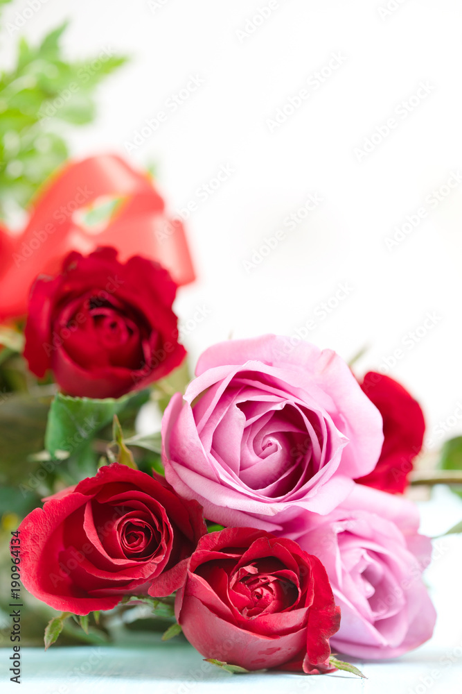 Fototapeta premium Rose petals for valentines day.