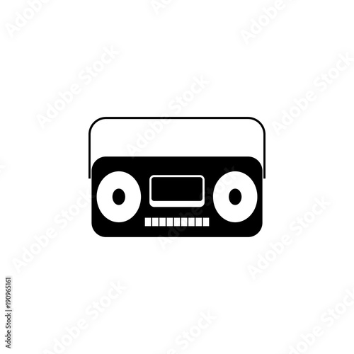 old tape recorder icon. Element of party and fun icon. Premium quality graphic design icon. Signs and symbols collection icon for websites, web design, mobile app
