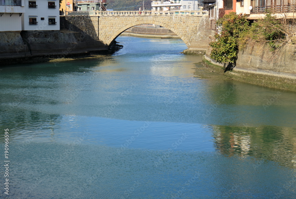 堀川運河の風景 宮崎県日南市