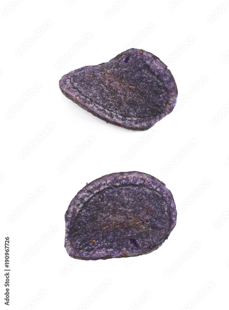 Fototapeta premium Vegetable chips isolated