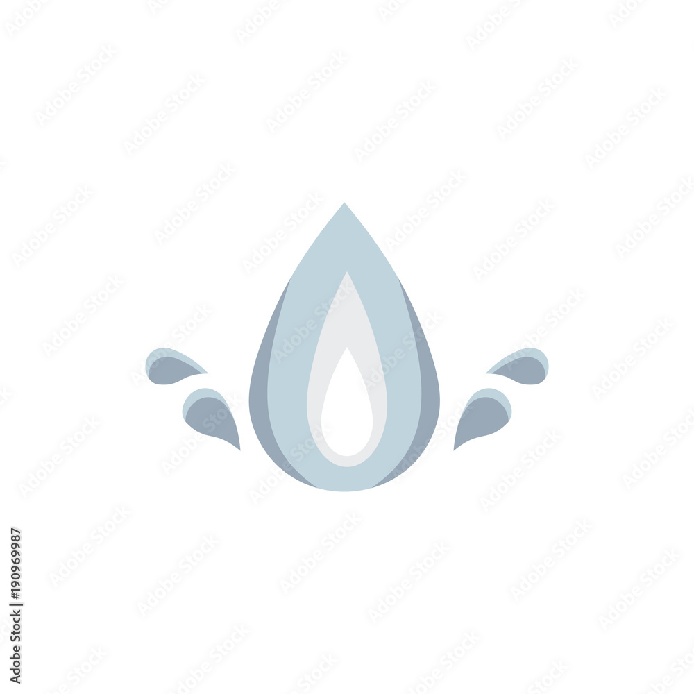 Water Logo Icon Design