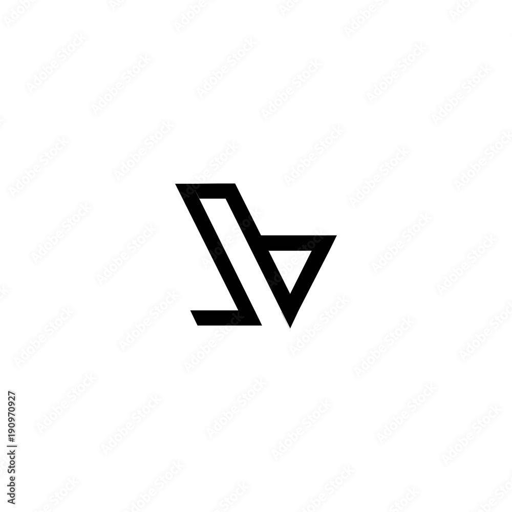 art of letter jb logo vector art of letter jb logo vector