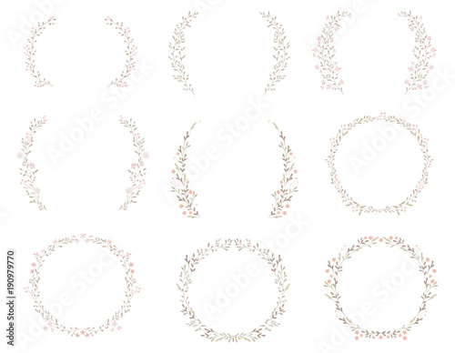 Cute flower wreath