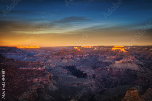Grand Canyon's Yaki POint Overlook at Sunrise