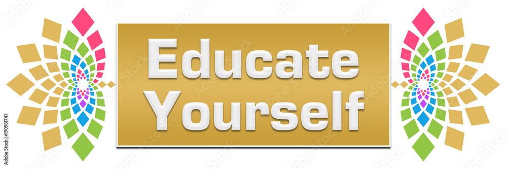 Educate Yourself Floral Left Right Banner Educate Yourself Floral Left Right Banner