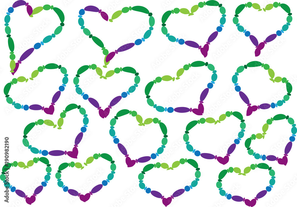 Fototapeta premium heart shape design