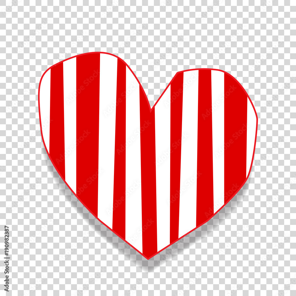 Cut Up Heart Sticker