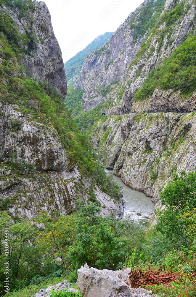 River at Montenegro mountains