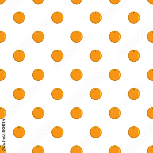 Orange pattern seamless in flat style for any design