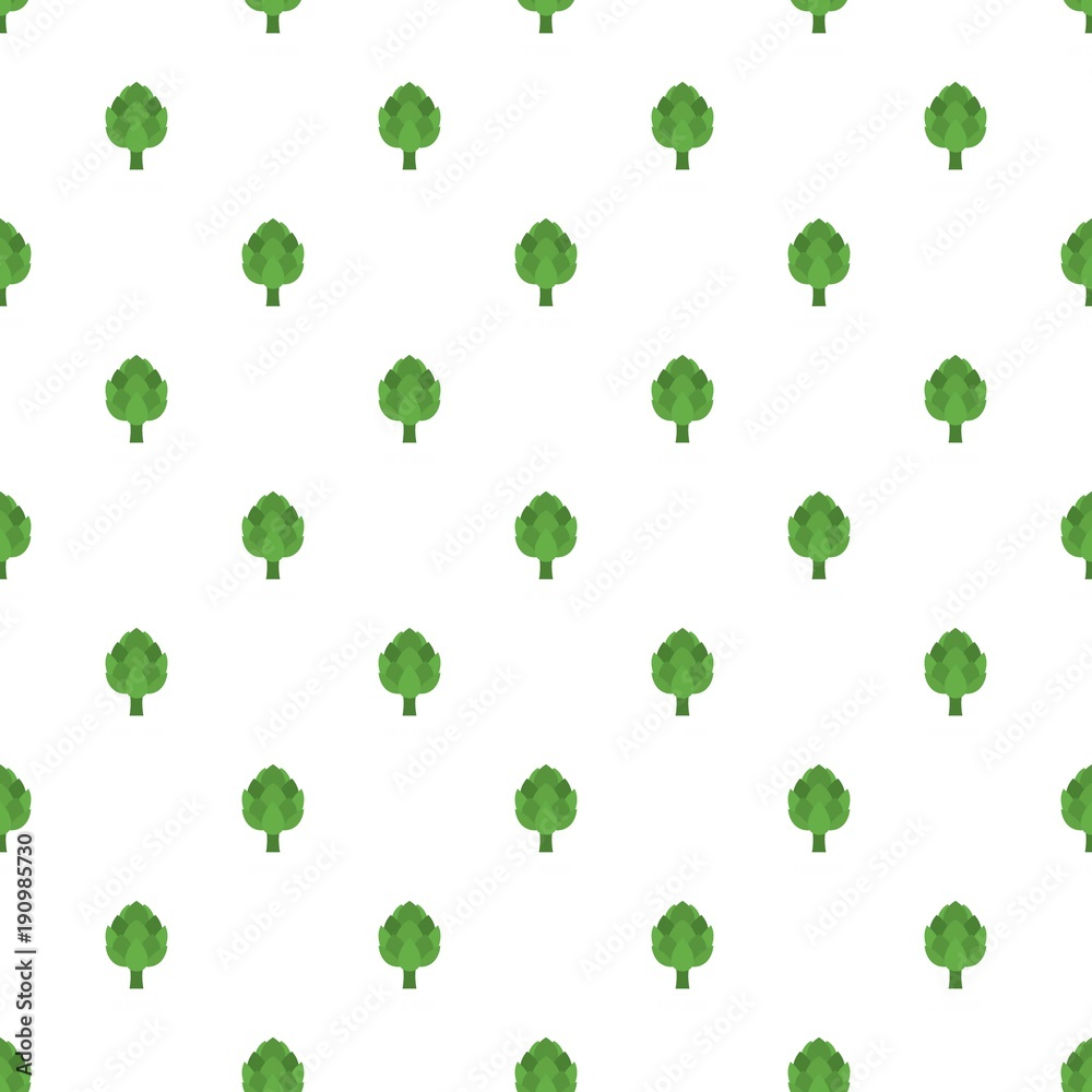 Artichoke pattern seamless in flat style for any design Artichoke pattern seamless in flat style for any design