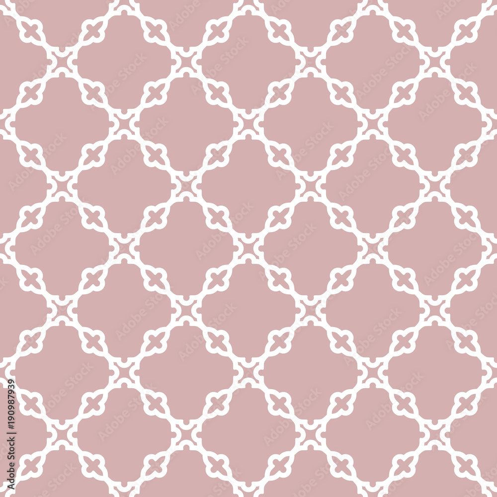 Fototapeta premium Seamless vector ornament in arabian style. Geometric abstract background. Pattern for wallpapers and backgrounds
