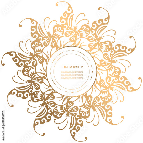 Lace background with a place for text