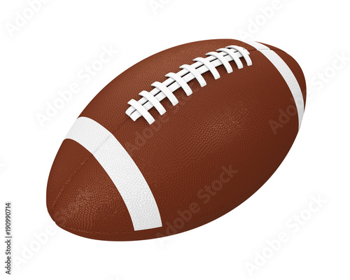 American Football Ball Isolated