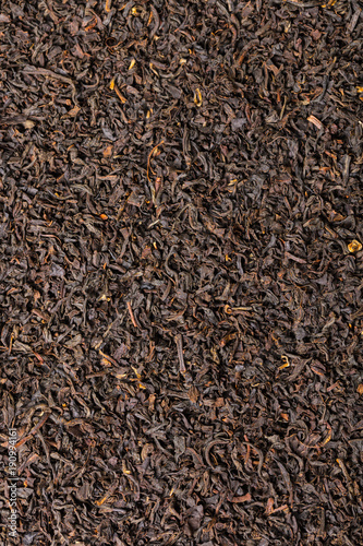 background dry black tea