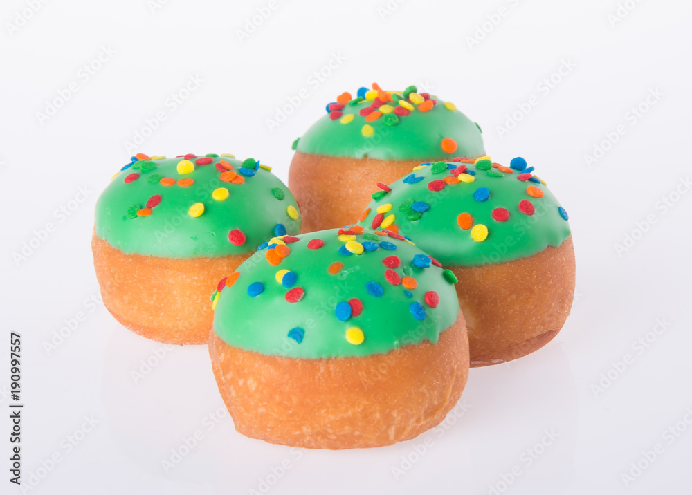 Sweet mini donut on background Sweet mini donut on background