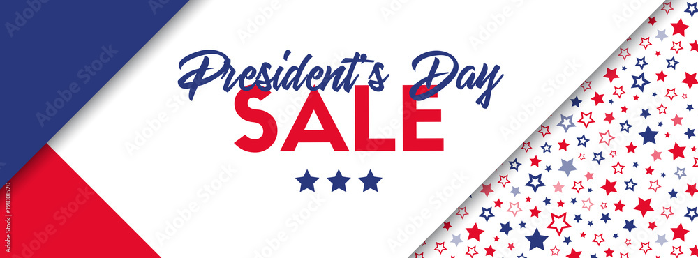 Presidents day sale banner Presidents day sale banner