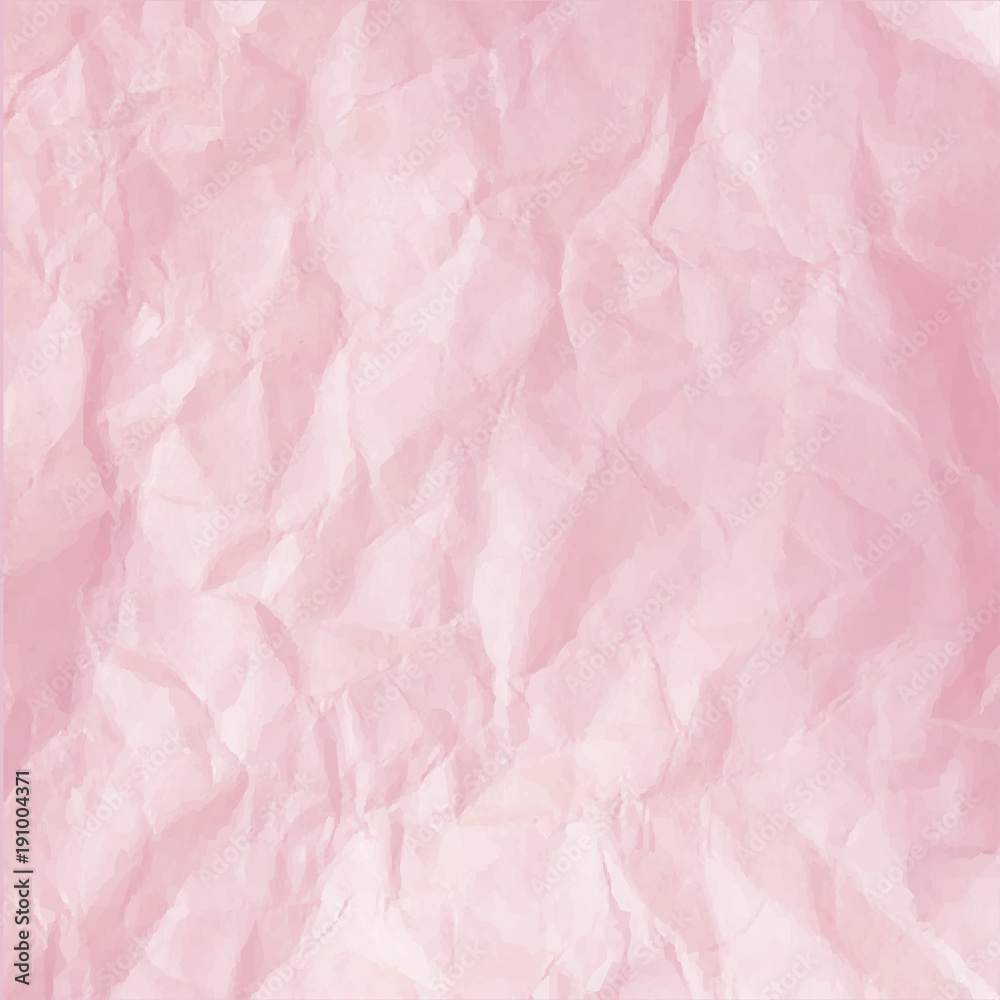 Crumpled Pink Paper