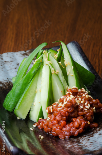 japanese cuisine. japanese food on the background