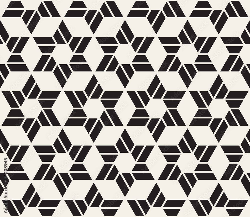 Vector seamless pattern. Modern stylish abstract texture. Repeating geometric tiles from striped elements i Vector seamless pattern. Modern stylish abstract texture. Repeating geometric tiles from striped elements i