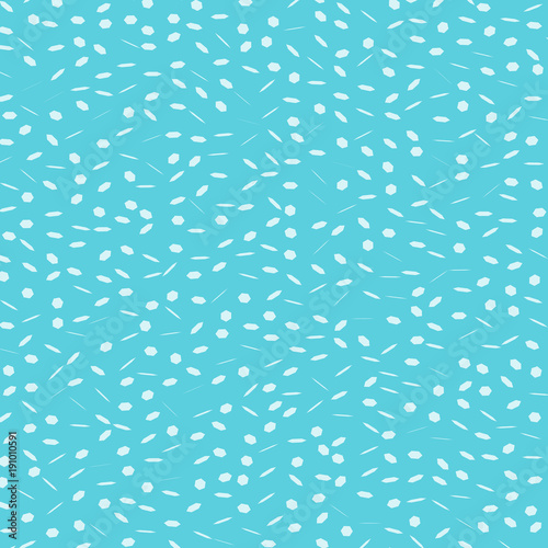 Abstract white hexagon and lines pattern random on blue pastels background.