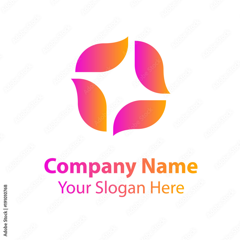 Abstract graphic icon, logo design template, symbol for company Abstract graphic icon, logo design template, symbol for company