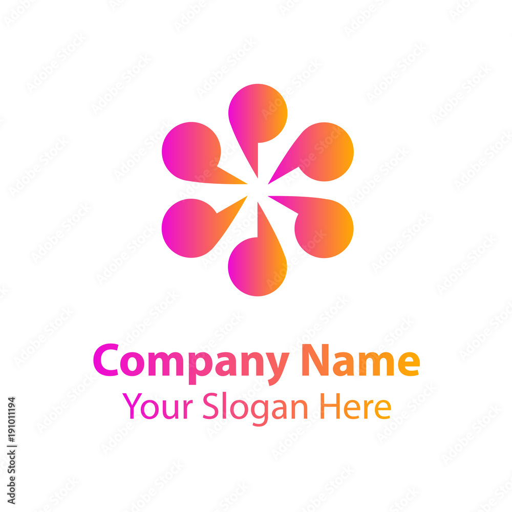 Abstract graphic icon, logo design template, symbol for company Abstract graphic icon, logo design template, symbol for company