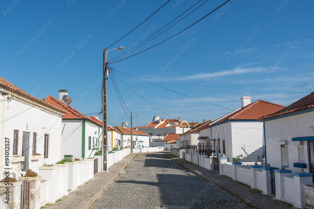Peniche city street, Portugal.