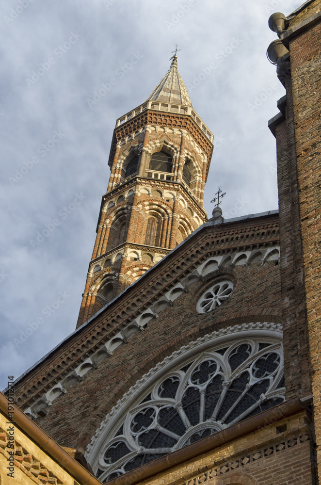 The bell tower of the Basilica of Padua