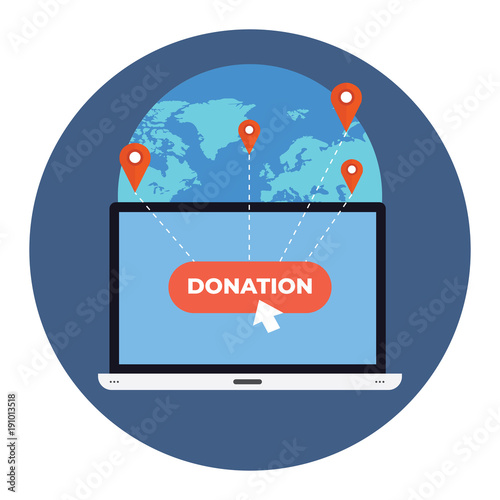 online charity vector